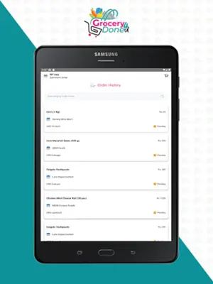 Grocery Done 4U - Online Food android App screenshot 0
