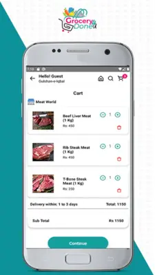 Grocery Done 4U - Online Food android App screenshot 10