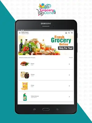 Grocery Done 4U - Online Food android App screenshot 2